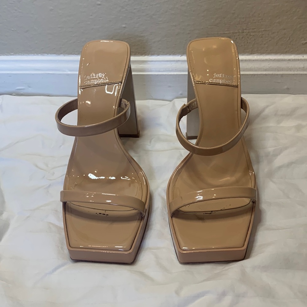 Jeffrey Campbell Hustler Platform High Hells Sz 7.5